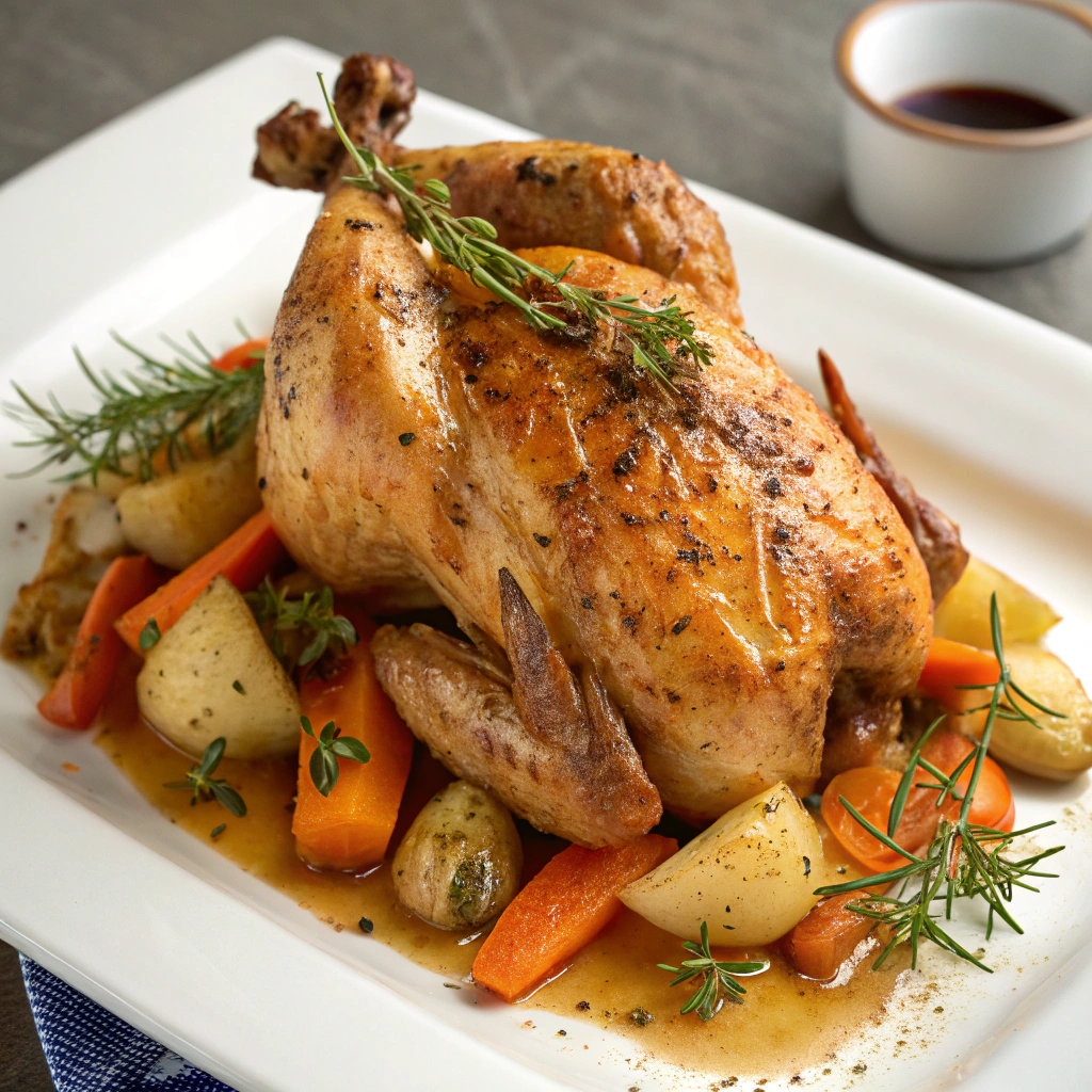 Poulet au Four Classique aux Herbes de Provence
