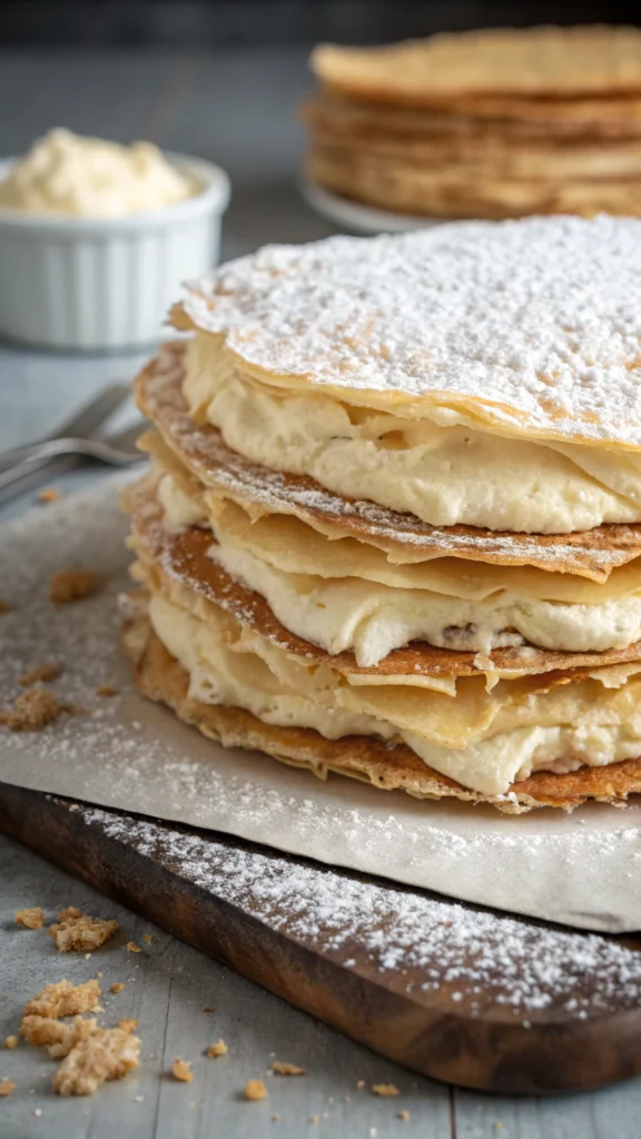 Millefeuille de Crêpes Croustillantes