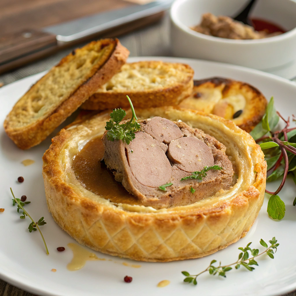 pâté en croûte au foie gras