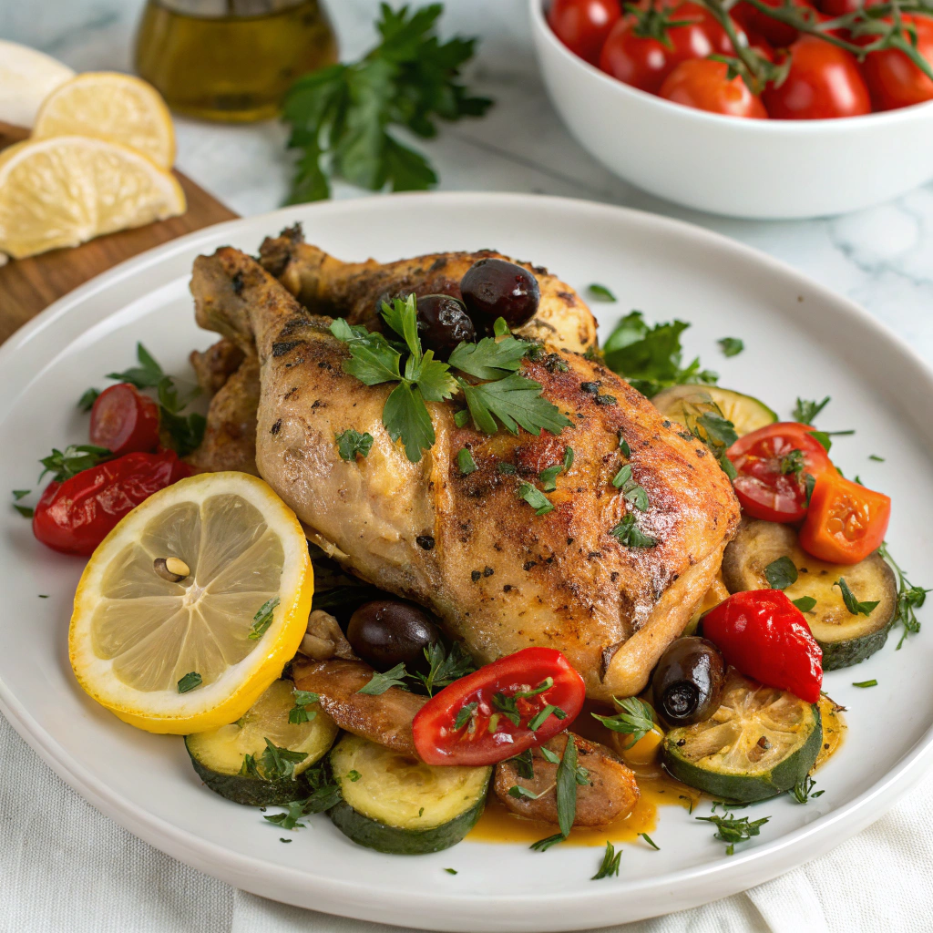 Poulet au Four à la Méditerranéenne