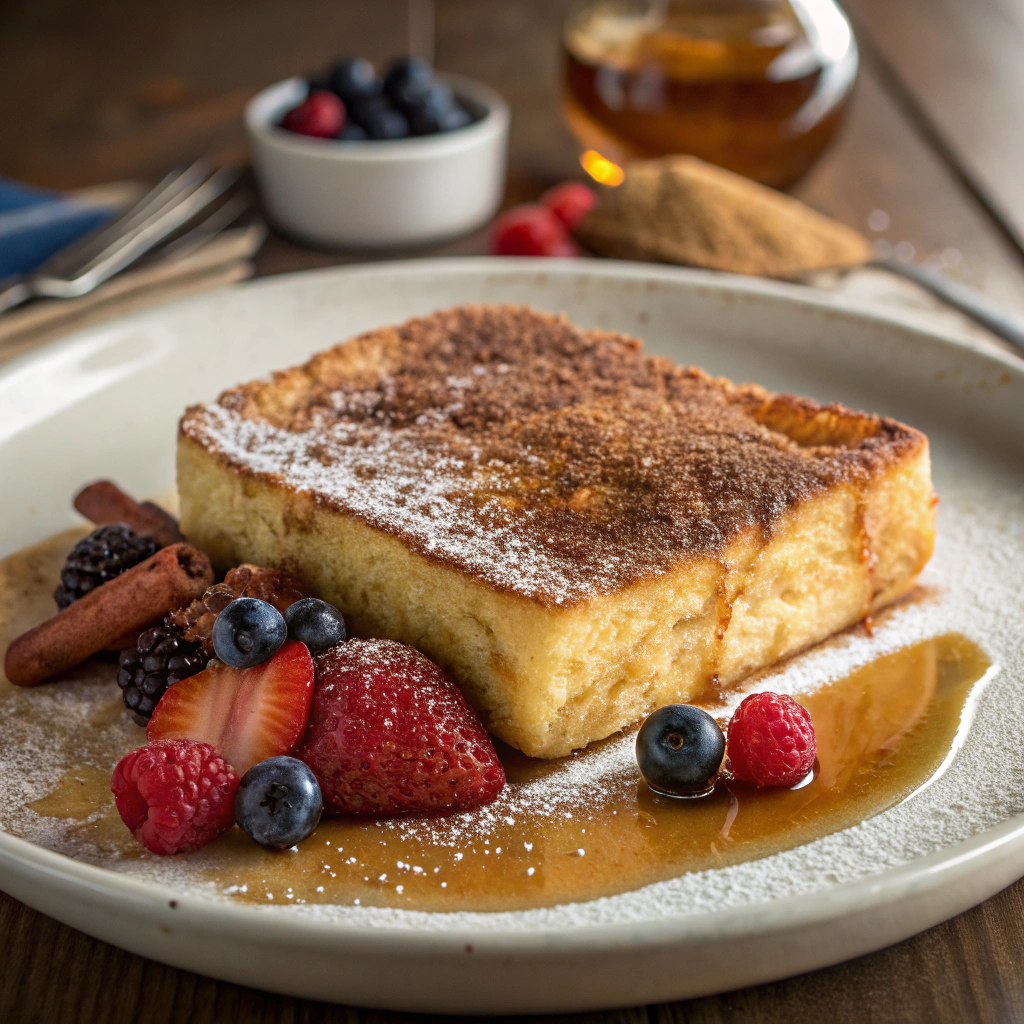pain perdu à la cannelle