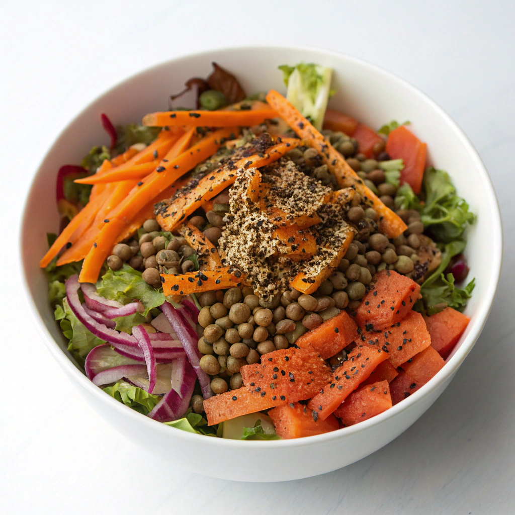 Salade de lentilles