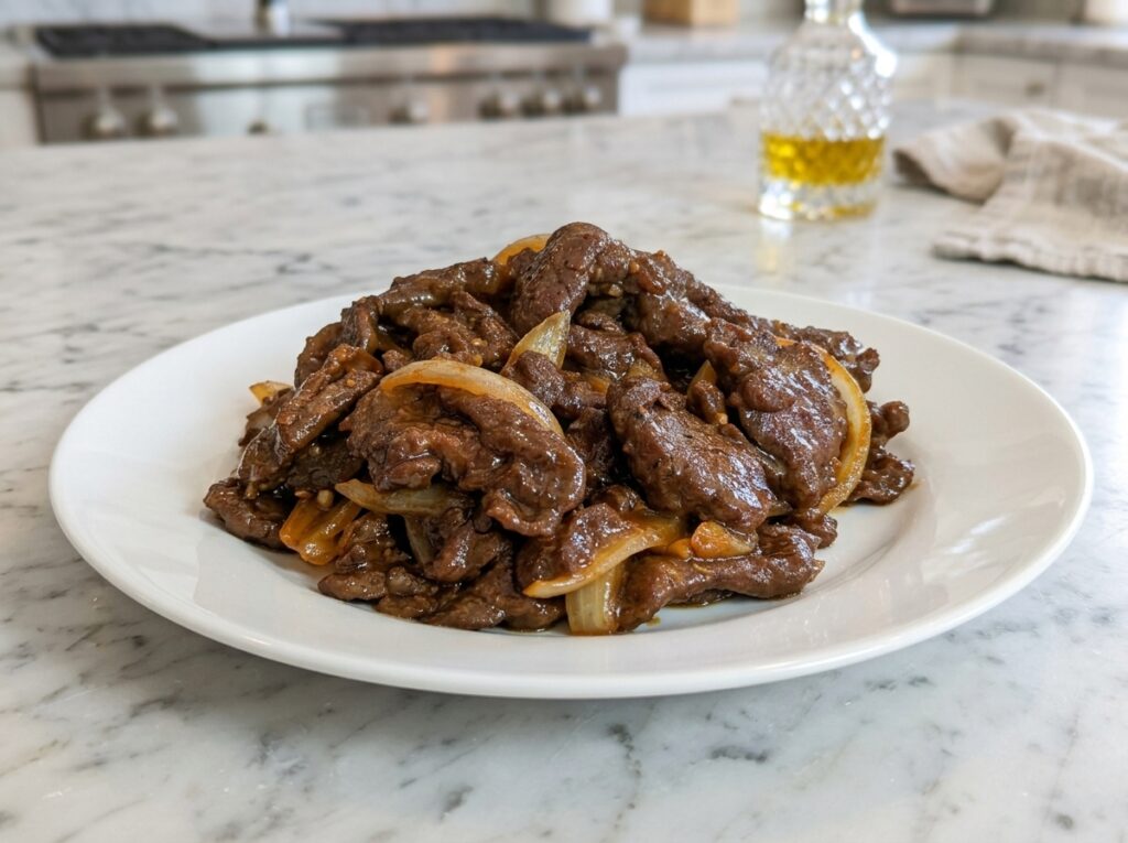 Bœuf Sauté aux Oignons : Le Secret d'un Plat Fondant et Savoureux comme Chez Grand-Mère